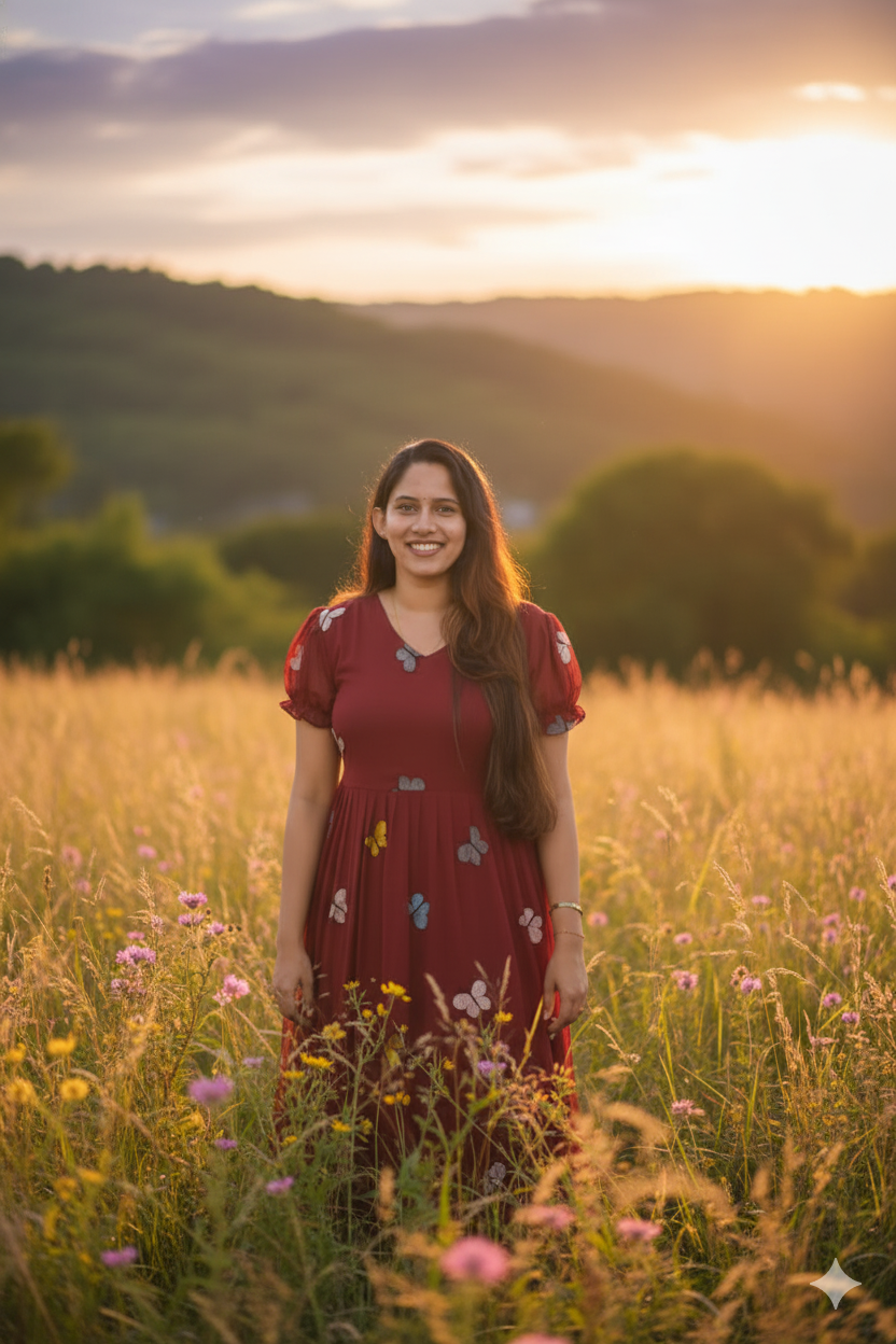 1. A Beautiful Butterfly frock