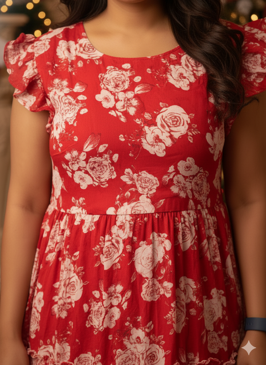 1. A Beautiful Christmas Frocks