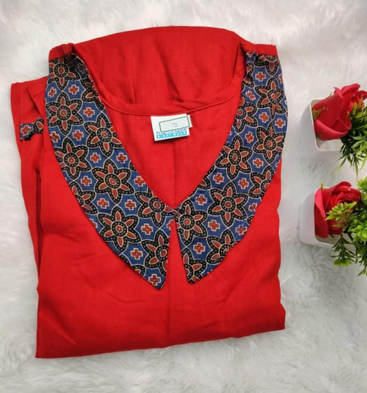 1. A Colar Frock nighties