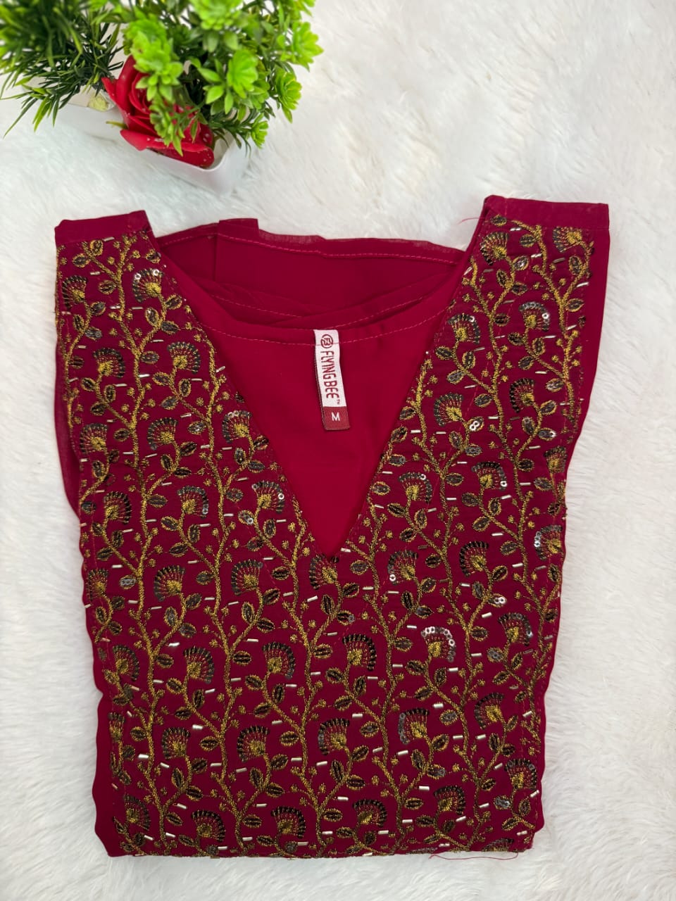 1. HEAVY HANDWORK KURTHI