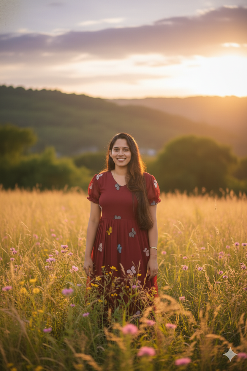 1. A Beautiful Butterfly frock