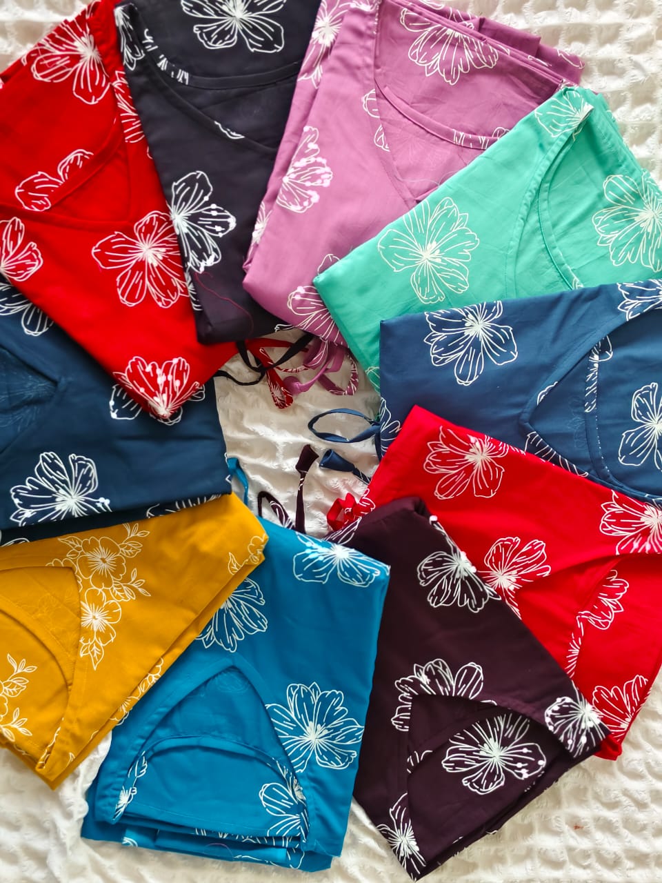 1. A Kaftan Frock nighties