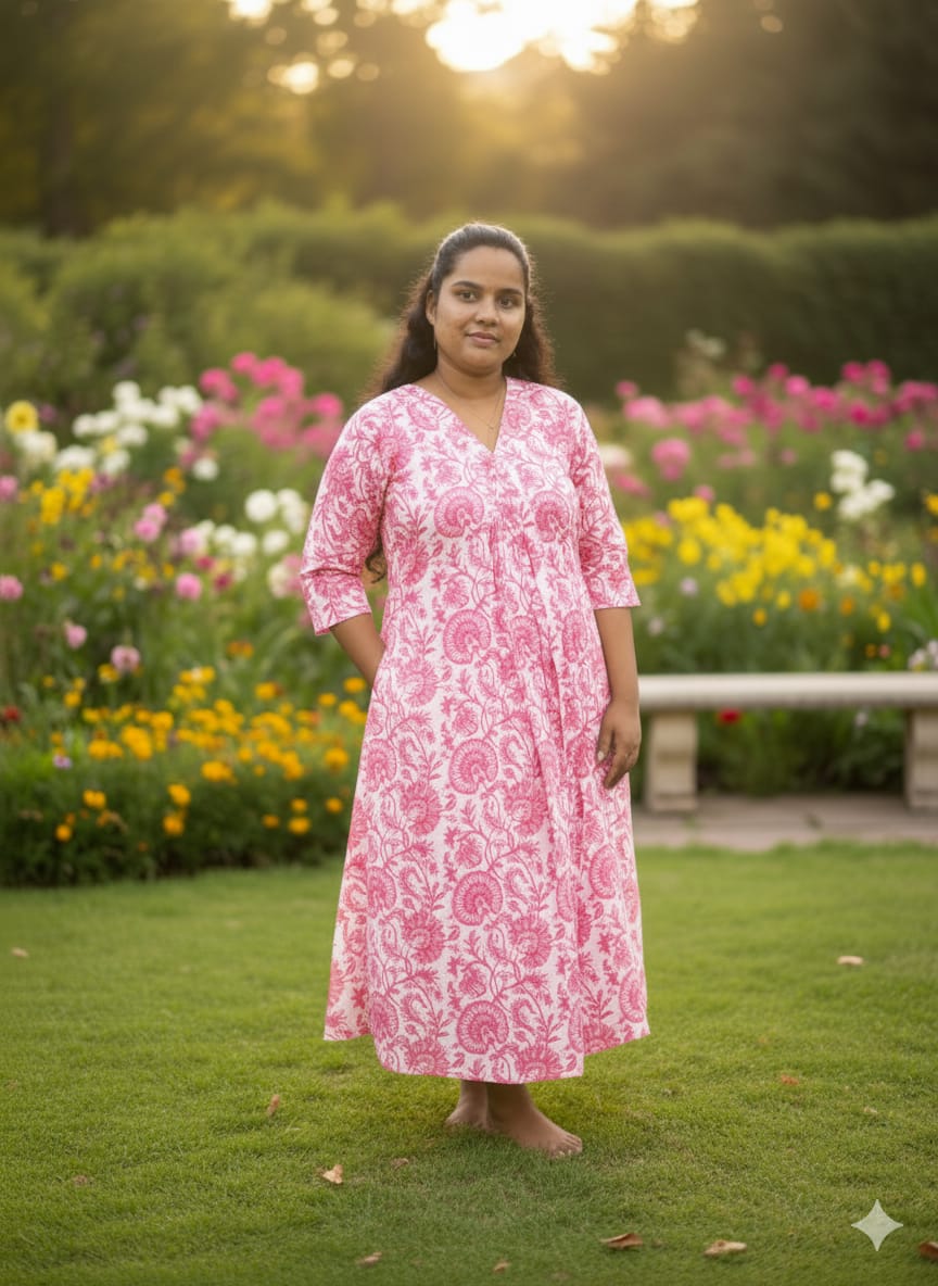 1. Premium cotton kurti