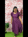 1. A VICHITRA SILK FROCK