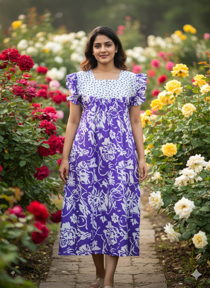 1. A FRILL FROCK NIGHTIES