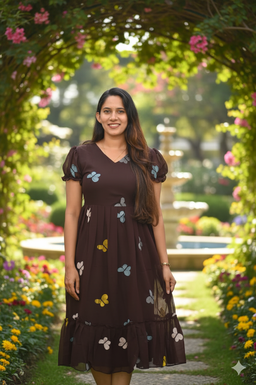 1. A Beautiful Butterfly frock