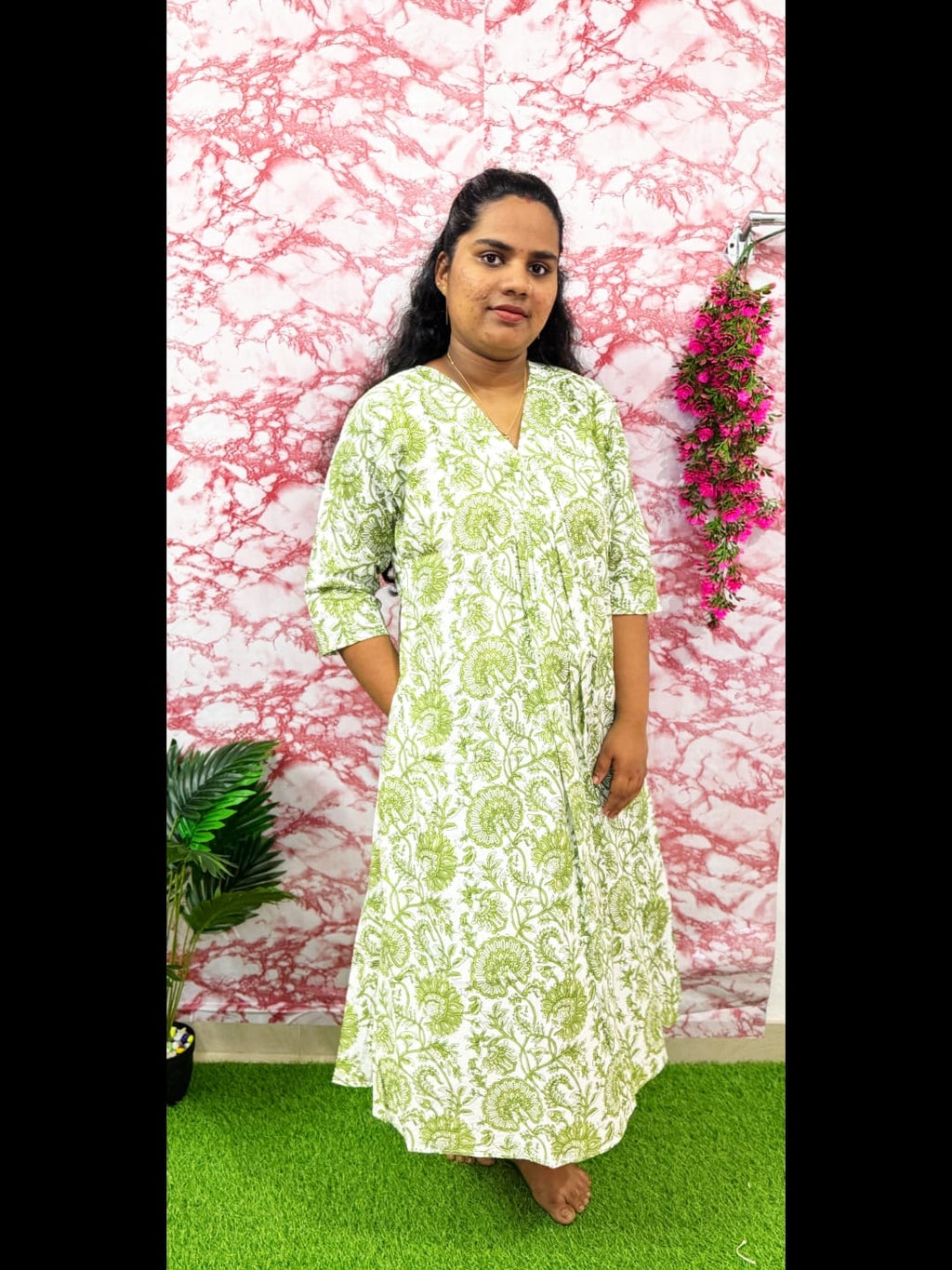 1. Premium cotton kurti