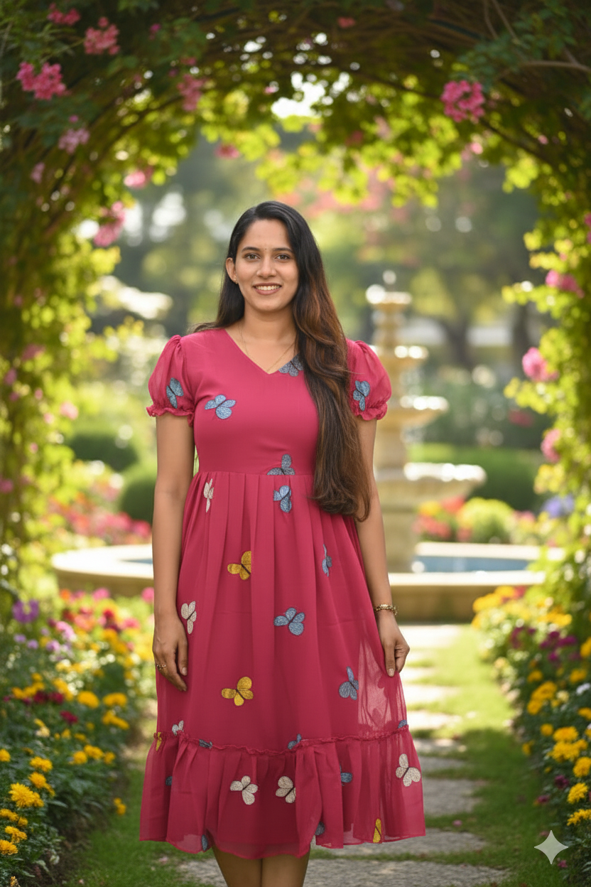 1. A Beautiful Butterfly frock