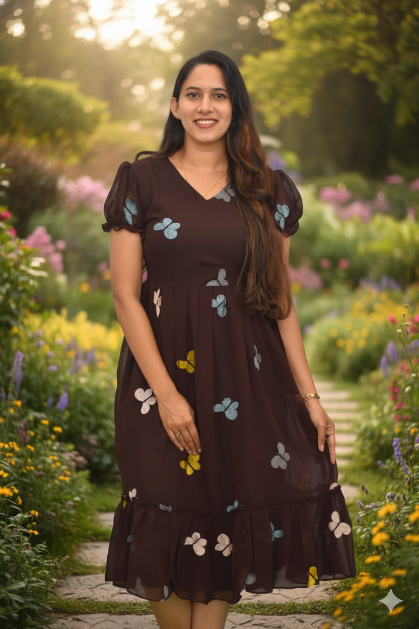 1. A Beautiful Butterfly frock