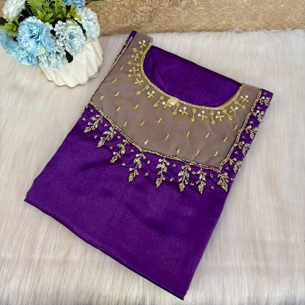 1. A Jewel neck kurthi